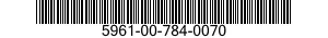 5961-00-784-0070  5961007840070 007840070