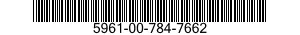 5961-00-784-7662 SEMICONDUCTOR DEVICE,DIODE 5961007847662 007847662