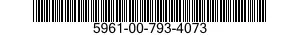 5961-00-793-4073 SEMICONDUCTOR DEVICE,DIODE 5961007934073 007934073
