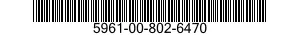 5961-00-802-6470 TRANSISTOR 5961008026470 008026470