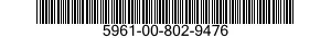 5961-00-802-9476 SEMICONDUCTOR DEVICE,DIODE 5961008029476 008029476