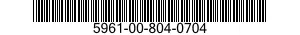 5961-00-804-0704 SEMICONDUCTOR DEVICE,DIODE 5961008040704 008040704