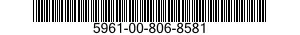 5961-00-806-8581 SEMICONDUCTOR DEVICE,DIODE 5961008068581 008068581