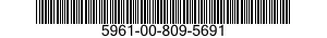 5961-00-809-5691 SEMICONDUCTOR DEVICE,DIODE 5961008095691 008095691