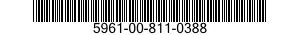 5961-00-811-0388 SEMICONDUCTOR DEVICE,DIODE 5961008110388 008110388