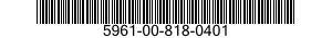 5961-00-818-0401 TRANSISTOR 5961008180401 008180401
