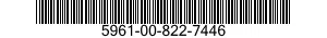5961-00-822-7446 TRANSISTOR 5961008227446 008227446