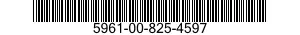 5961-00-825-4597 TRANSISTOR 5961008254597 008254597