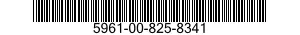 5961-00-825-8341 TRANSISTOR 5961008258341 008258341
