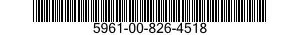 5961-00-826-4518 SEMICONDUCTOR DEVICE,DIODE 5961008264518 008264518