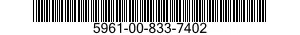 5961-00-833-7402 SEMICONDUCTOR DEVICE,DIODE 5961008337402 008337402
