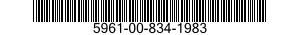5961-00-834-1983 TRANSISTOR 5961008341983 008341983