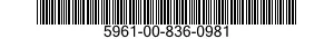 5961-00-836-0981  5961008360981 008360981