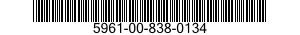 5961-00-838-0134  5961008380134 008380134
