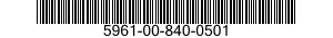 5961-00-840-0501 HOLDER,SEMICONDUCTOR DEVICE 5961008400501 008400501