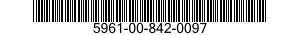 5961-00-842-0097 SEMICONDUCTOR DEVICE,DIODE 5961008420097 008420097