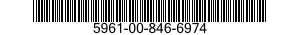 5961-00-846-6974 SEMICONDUCTOR DEVICE,DIODE 5961008466974 008466974