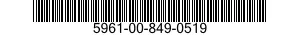 5961-00-849-0519  5961008490519 008490519