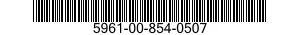 5961-00-854-0507  5961008540507 008540507