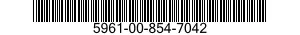 5961-00-854-7042 SEMICONDUCTOR DEVICE,DIODE 5961008547042 008547042