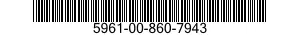 5961-00-860-7943 SEMICONDUCTOR DEVICE,DIODE 5961008607943 008607943