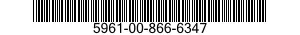 5961-00-866-6347 SEMICONDUCTOR DEVICES,UNITIZED 5961008666347 008666347