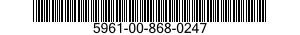 5961-00-868-0247  5961008680247 008680247