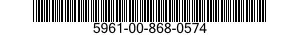 5961-00-868-0574  5961008680574 008680574