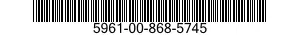 5961-00-868-5745 SEMICONDUCTOR DEVICE,DIODE 5961008685745 008685745