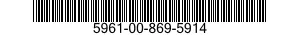 5961-00-869-5914  5961008695914 008695914