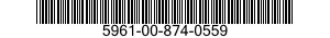 5961-00-874-0559 SEMICONDUCTOR DEVICE ASSEMBLY 5961008740559 008740559