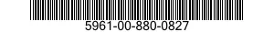 5961-00-880-0827 SEMICONDUCTOR DEVICE,DIODE 5961008800827 008800827