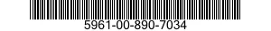 5961-00-890-7034 SEMICONDUCTOR DEVICE,DIODE 5961008907034 008907034