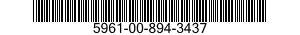 5961-00-894-3437 RECTIFIER,SEMICONDUCTOR DEVICE 5961008943437 008943437