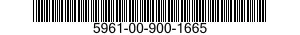 5961-00-900-1665 TRANSISTOR 5961009001665 009001665