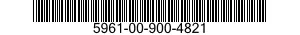 5961-00-900-4821 SEMICONDUCTOR DEVICE,DIODE 5961009004821 009004821