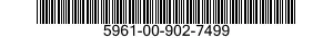 5961-00-902-7499 SEMICONDUCTOR DEVICE,DIODE 5961009027499 009027499