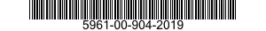 5961-00-904-2019 SEMICONDUCTOR DEVICE,DIODE 5961009042019 009042019