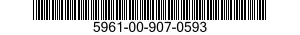 5961-00-907-0593 TRANSISTOR 5961009070593 009070593