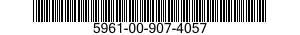 5961-00-907-4057 TRANSISTOR 5961009074057 009074057
