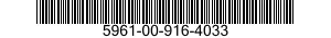 5961-00-916-4033 SEMICONDUCTOR DEVICE,DIODE 5961009164033 009164033