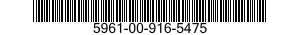 5961-00-916-5475  5961009165475 009165475