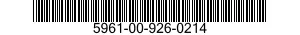 5961-00-926-0214 RECTIFIER,SEMICONDUCTOR DEVICE 5961009260214 009260214