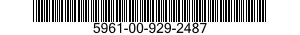 5961-00-929-2487 SEMICONDUCTOR DEVICE,DIODE 5961009292487 009292487