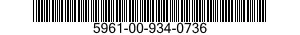5961-00-934-0736  5961009340736 009340736