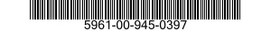 5961-00-945-0397 TRANSISTOR 5961009450397 009450397