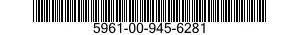 5961-00-945-6281 SEMICONDUCTOR DEVICES,UNITIZED 5961009456281 009456281