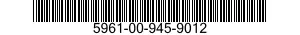 5961-00-945-9012 SEMICONDUCTOR DEVICE,DIODE 5961009459012 009459012
