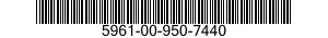 5961-00-950-7440 SEMICONDUCTOR DEVICE,DIODE 5961009507440 009507440