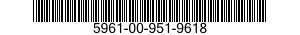 5961-00-951-9618 SEMICONDUCTOR DEVICE,DIODE 5961009519618 009519618